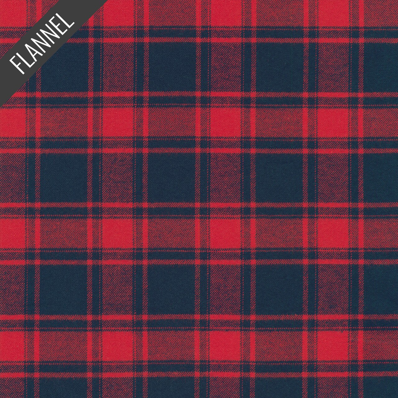 Niseko Twill Flannel Plaid in Red (sb-5755-17) | Niseko Twill Flannel Plaids | Robert Kaufman